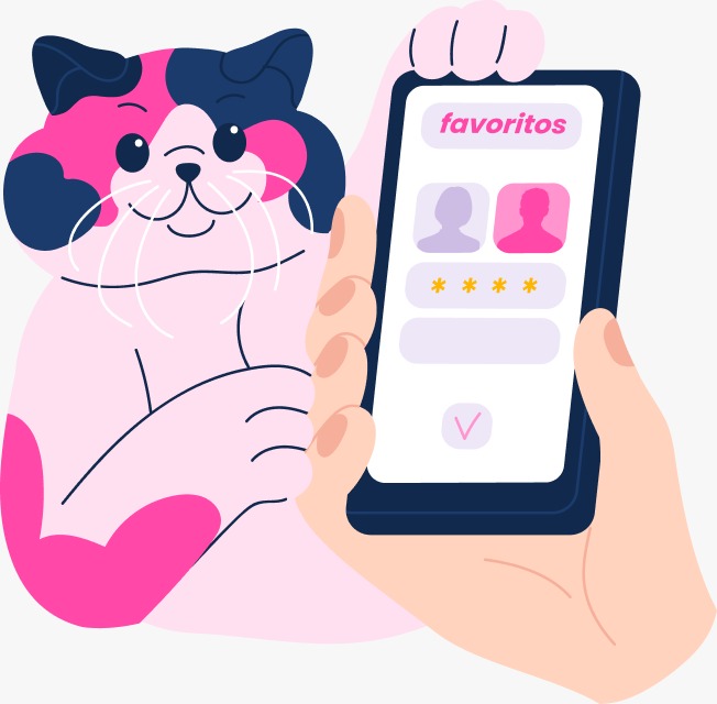 Ilustração de escolha de especialista no app