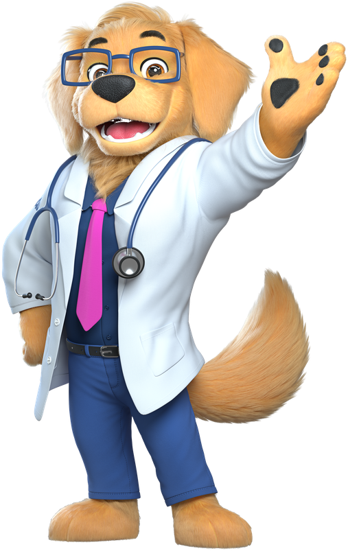 Dr. AuAu — mascote veterinário