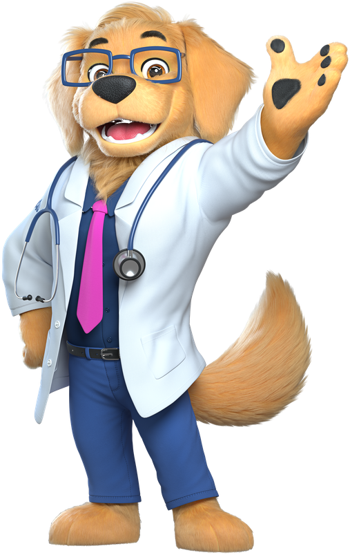 Dr. AuAu — mascote veterinário